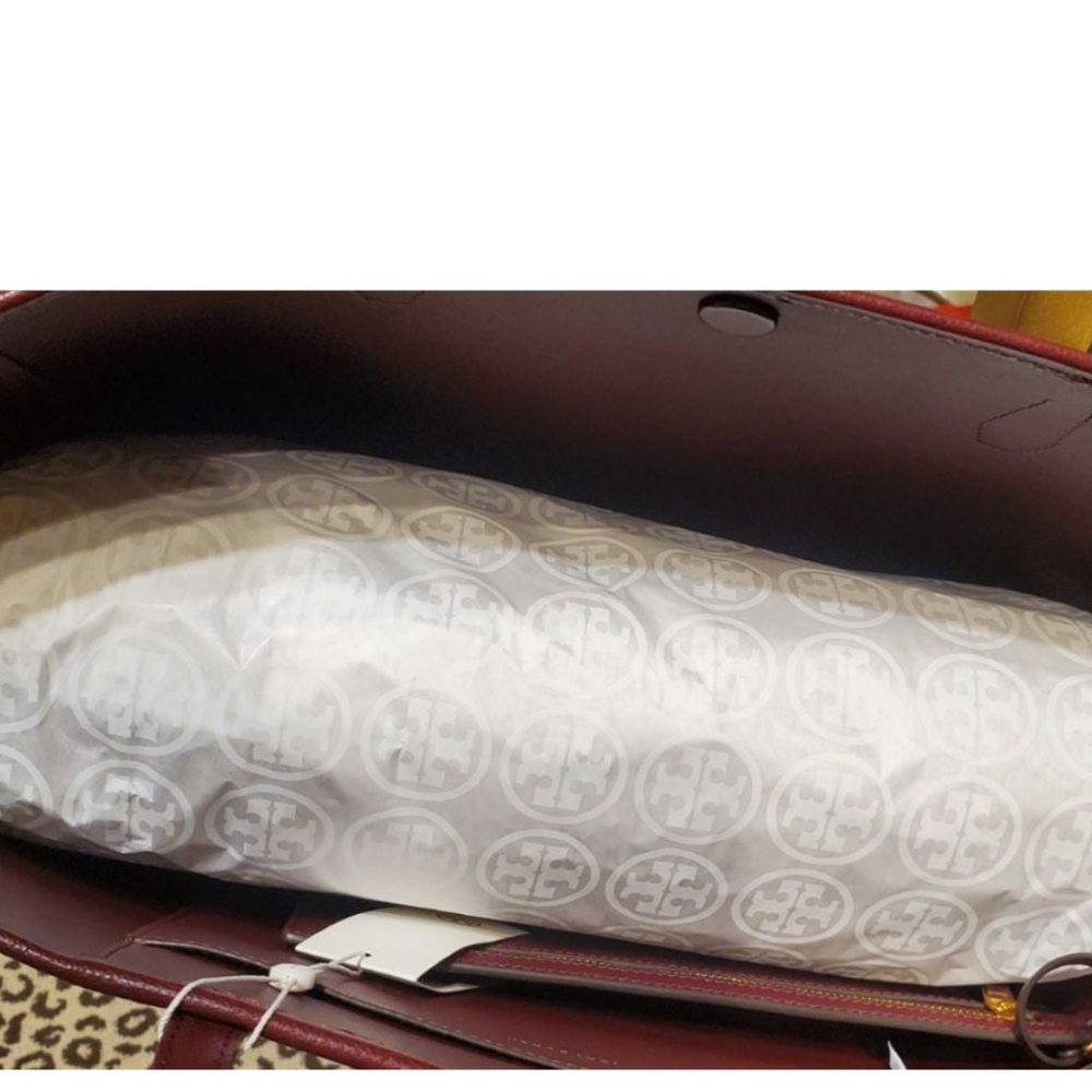 Tory Burch Blake Plaid Tote - Picture 8 of 10